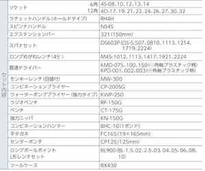 Ensemble d'outils à main professionnels TONE avec coffret métallique cantilever BX430, outils de réparation automobile pour mécaniciens, fabriqués au Japon - Product Image 3