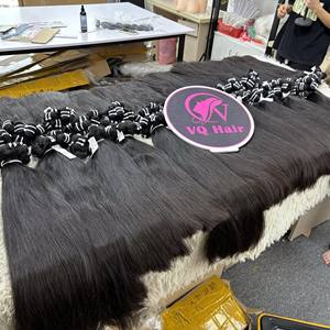 Cheveux humains vietnamiens crus Extensions de cheveux raides naturels Un donneur 100% cheveux vierges bruts non transformés du Vietnam - Product Image 6