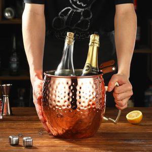 Metal Premium Quality Wholesale 550ml Hammered Moscow Mule Mug 100% Pure Copper with Handle for Serveware <b>Drinkware</b> - Product Image 6