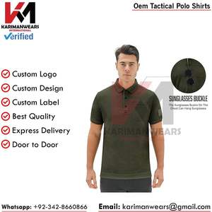 Camiseta de Polo Táctica Profesional para Paintball, Protección UV, Secado Rápido, Uniforme de Entrenamiento, Diseño Personalizado, Fabricante de Marca Privada - Product Image 5