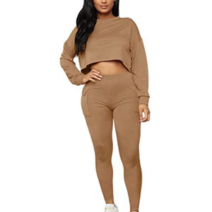 Conjunto Deportivo para Mujer con Capucha y Botones de Encaje, Color Personalizado, Venta al Por Mayor del Fabricante - Product Image 4