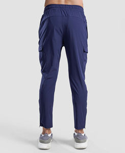 Pantalones Deportivos Cargo Unisex con Cordón Ajustable, Logotipo Personalizado OEM, Otoño, Color Sólido, Ligeros, Transpirables, Cintura Alta, Bordado 3D, 100% - Product Image 2