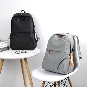 Sac à dos en nylon unisexe, style softback, grande capacité, résistant à l'eau, fermeture éclair, décontracté, multifonctionnel, avec bandoulière - Product Image 4
