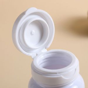 Flacon rond en PET de 80 ml pour médicaments avec couvercle à ouverture facile pour vitamines et capsules, fabriqué en usine au Vietnam, ODM OEM - Product Image 3