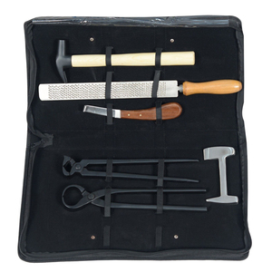 High Quality Stainless Steel Professional Horse Hoof Care Tool <b>Set</b> Farrier Equipment Kit for Trimming Grooming - Product Image 5