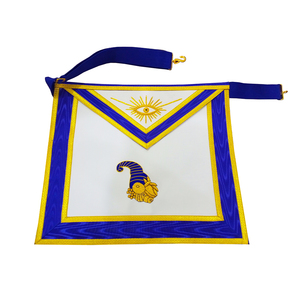 Ensemble de regalia traditionnel de maçonnerie, brodé à la main, pour officier de loge bleue – Accessoires de luxe pour francs-maçons - Product Image 2