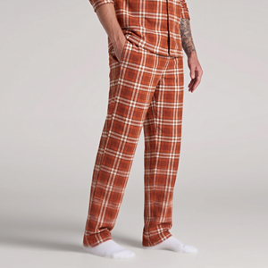 <b>Men's</b> Plaid Cotton <b>Pajama</b> Pants Elastic Waist Sleepwear Trouser <b>Men</b> With Pockets Breathable Midweight Night <b>Pajama</b> <b>Mens</b> - Product Image 6