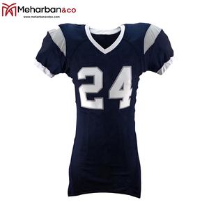 Maillots de football américain personnalisés 2026 en gros, haute qualité, sublimés, unisexes, respirants, en maille, grandes tailles, avec nom d'équipe - Product Image 4