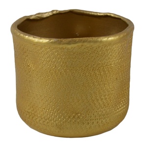 Top Selling Gold Colored Metal Floor <b>Vase</b> with Modern Design for Office and Living Room Valentine's Day Decor - Product Image 2