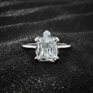 Diamant synthétique moderne en forme de tortue, couleur DEF, qualité VVS VS1, pierre lâche pour collections de bijoux haut de gamme - Product Image 2