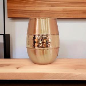HASAN CRAFT HC-0001 Tasse isotherme artisanale en cuivre pur, design de luxe, emballage personnalisé, légère, anti-fuite, écologique, résistante à la chaleur - Product Image 2