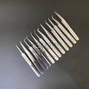 Vente en gros de pinces à épiler en acier inoxydable de haute qualité Volume durable et pointe en fibre pour les extensions de cils - Product Image 6