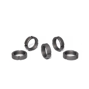 Tuerca redonda ranurada premium para vehículos de dos ruedas, componente de alta resistencia, tuerca de bloqueo roscada, elemento de fijación mecanizado con precisión, pieza automotriz - Product Image 6