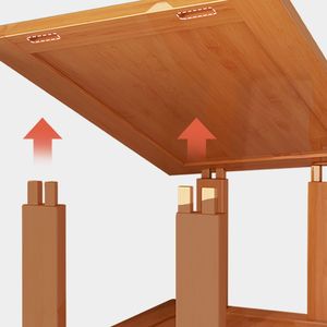 Scarpiera Salvaspazio Pieghevole Espandibile a 3/6/9 Livelli in Bambù, Nessuna Installazione Richiesta, Ideale per Spazi Piccoli - Product Image 5