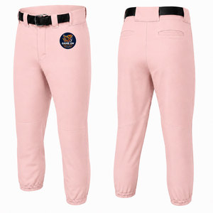Men's Baseball Pants Solid Red Color Sportswear Customized Team Name 100 % Polyester Material OEM Service in Wholesale Rate - Product Image 6