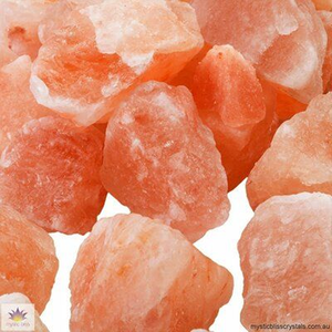 Natural Himalayan Salt Crystals Raw <b>Pink</b> Rock Chunks for Bath Therapy Diffuser Use <b>Healing</b> Wellness and Body Detox Care - Product Image 6