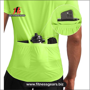 Maillot de cyclisme pour hommes à prix de gros – Nouveau style, très vendu, respirant, séchage rapide, écologique, manches courtes, anti-plis - Product Image 3