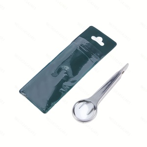 Pinzas Inclinadas de Acero Inoxidable con Lupa para Cejas y Depilación Precisa, Pinza para Extraer Espolones de Cejas con Lupa - Product Image 2