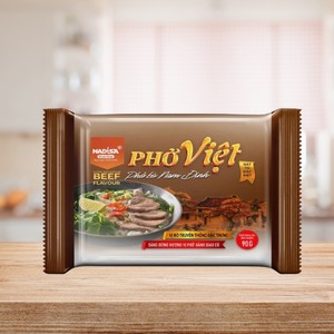 OEM/ODM Vietnam Nadisa Comida Fresca Pho Vietnam Sabor a Carne de Res 9 Meses de Duración de Caducidad Fideos de Arroz Instantáneos de Alta Calidad Listos en 4 Minutos - Product Image 1