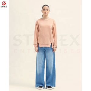 100% coton-polaire conception personnalisée sweats super doux pour les femmes Style décontracté pour votre propre marque vêtements d'hiver - Product Image 3