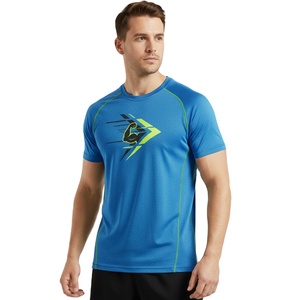 Camiseta de Cuello Redondo para Hombre, Transpirable, de Algodón Suave, Ajuste Cómodo, Impresión de Logotipo Personalizado, Venta al por Mayor, Moda Casual, Manga Corta - Product Image 3
