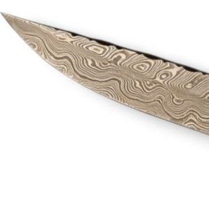 Couteaux de chasse rustiques de Damas à lame fixe avec manche décoratif en os et tranchant affûté pour le camping en extérieur - Product Image 5