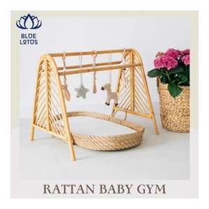 Gimnasio para Bebés de Ratán Premium MOST WANTED 2026, Estructura de Juego Resistente para Bebés, Favorece el Desarrollo Temprano y la Decoración de la Habitación Infantil - Product Image 5