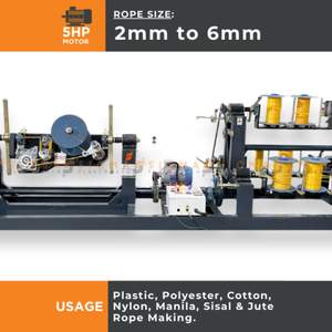 Machine automatique à grande vitesse pour la fabrication de cordes en plastique, nylon, coton et fibres de jute de 2 mm à 6 mm, système de production industrielle - Product Image 3