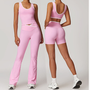 Premium Women's Yoga Wear Set Moisture Wicking Gym <b>Clothing</b> OEM ODM Factory Direct Wholesale Supplier - Product Image 6