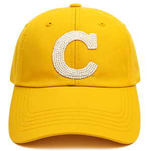 Gorra de Cuentas Hecha a Mano de Primera Calidad, Bordada Personalizada en Algodón, Estilo Europeo-Americano, Moda Urbana, Logotipo Deportivo, Unisex - Product Image 4