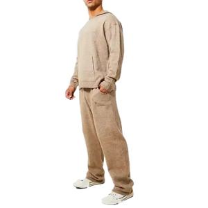 Nuevo estilo, venta al por mayor, chándales para hombre, precio bajo, más vendidos, chándales de dos piezas, sudaderas con capucha con cremallera y flayer personalizado lavado con ácido - Product Image 5