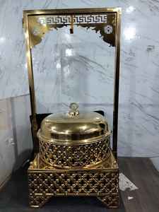 Les réchauds à buffet sont disponibles en différentes formes et designs, y compris les modèles ronds, rectangulaires, à couvercle rabattable et à couvercle relevable. - Product Image 4