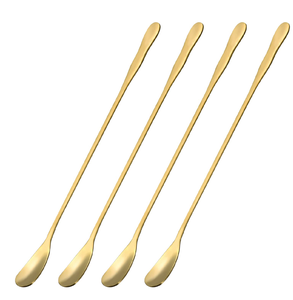 Cuillère à cocktail en laiton de qualité supérieure, cuillère à long manche en laiton pour mélanger au bar, cuillère de bar en laiton la plus vendue - Product Image 1