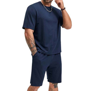 Ensemble T-shirts et shorts pour hommes, très demandé, qualité supérieure, 100% coton, streetwear, coupe classique, OEM - Product Image 6