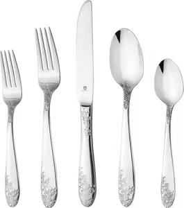 Ensemble de couverts professionnels en acier inoxydable pour cuisine et salle à manger, vaisselle haut de gamme pour restaurant - Product Image 6