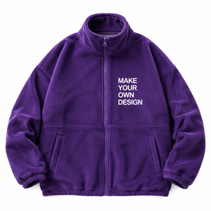 Chaqueta de Forro Polar Personalizada, OEM, ODM, Venta al Por Mayor, Cálida, Térmica, con Cierre, Marca Privada, Fábrica de Ropa al Por Mayor - Product Image 1
