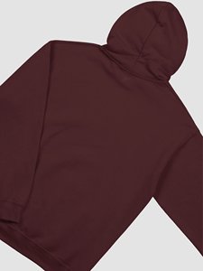 Hoodie décontracté streetwear basique uni personnalisé avec impression sérigraphique, coupe ample, pull d'hiver - Product Image 2