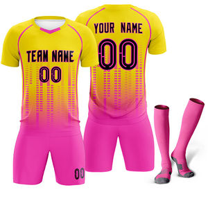 Nuevo Conjunto de Uniforme de Fútbol para Equipos, Diseño de Logotipo Personalizado, Servicio OEM, Transpirable, de Secado Rápido, para Adultos - Product Image 6