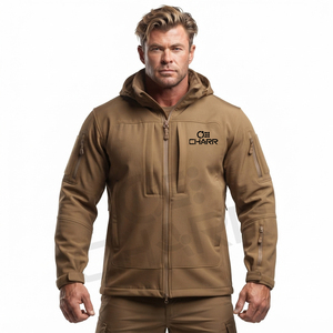 Hot Selling Winter Outdoor Man Soft Shell <b>Jacket</b> Camouflage Hooded <b>Fleece</b> Waterproof waterproof winter Mens Softshell <b>Jackets</b> - Product Image 4