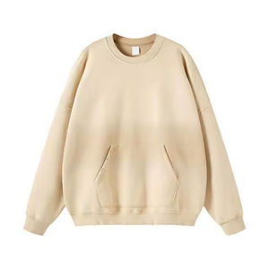 Sweat-shirt personnalisé pour homme, coupe décontractée, effet délavé, coton premium, col rond, marque privée, fabricant OEM - Product Image 5