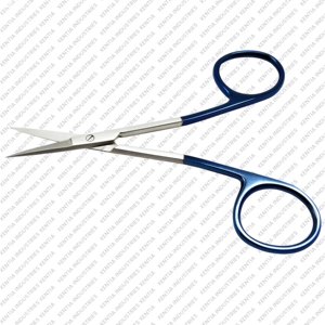 Tijeras Quirúrgicas Rectas Micro TC Iris con Recubrimiento de Titanio de 4.5 Pulgadas, Tijeras Oftálmicas de Acero Inoxidable, CE - Product Image 3