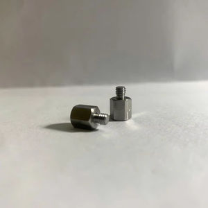 น็อตข้อต่อเกลียวสแตนเลสขัดเงา AL6063 แบบตัวผู้ต่อกับตัวเมีย พร้อมสกรูยึดสำหรับระบบบำบัดน้ำ - Product Image 1