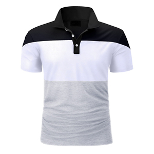 เสื้อโปโลผู้ชายคุณภาพสูง ทันสมัย ลายเรียบ สีพื้น แขนสั้น เนื้อผ้านุ่ม สวมใส่สบาย เหมาะสำหรับแฟชั่นฤดูร้อน - Product Image 3