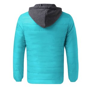 Professional Manufactured Men's Hooded Down Filled Reflective <b>Waterproof</b> Long Sleeve Winter <b>Warm</b> Streetwear Puffer <b>Jacket</b> - Product Image 6