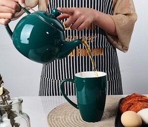 Théière artisanale haut de gamme avec bec verseur fluide, design isotherme, poignée ergonomique, idéale pour les amateurs de thé et la décoration - Product Image 6