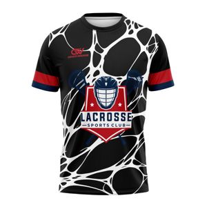 Camisetas de Lacrosse al por Mayor, Diseño Personalizado, Secado Rápido, Poliéster, Uniforme de Equipo, Ropa Deportiva Sublimada, Precio de Fábrica OEM ODM - Product Image 1