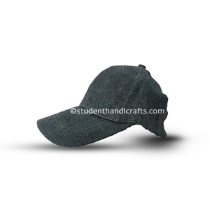 Casquette de baseball promotionnelle en chanvre pour adultes, style décontracté fait main avec visière incurvée, fabriquée au Népal - Product Image 3