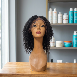 Full Lace <b>Front</b> <b>Wig</b> Long Natural Black Indian Remy Hair for Lace Baby Hair Transparent 200% Density Glueless Average Size - Product Image 4