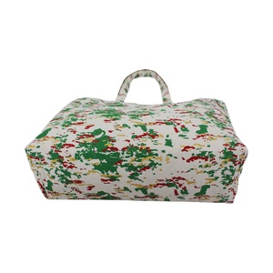 Sac fourre-tout réversible au design optimal, imprimé coloré sur toute la surface, personnalisable, en toile de jute et coton naturel, avec poignées à double usage - Product Image 3