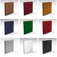 Feuille acrylique transparente et colorée ignifuge et imperméable